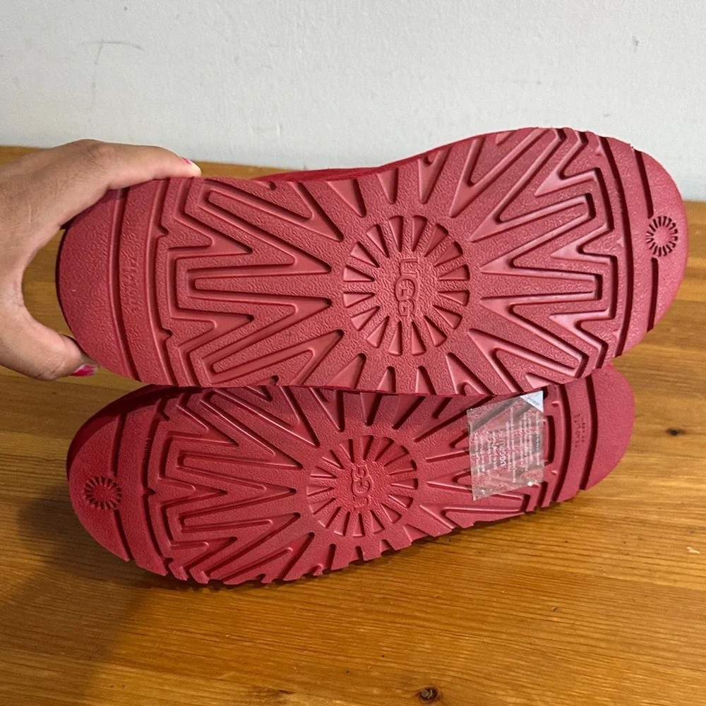 UGG Red Suede Boots for Men’s  Size 8